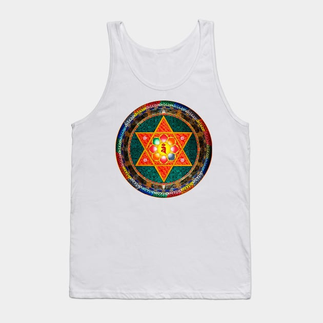 Buddhist Mandala 31 Tank Top by GuyBlank